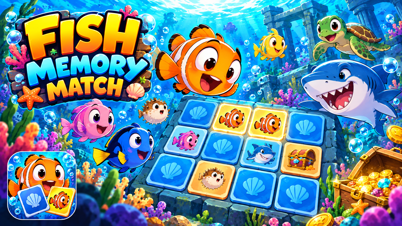Fish Memory Match