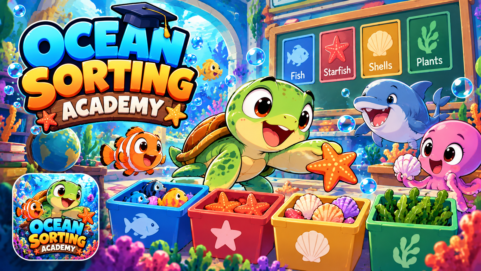 Ocean Sorting Academy game preview