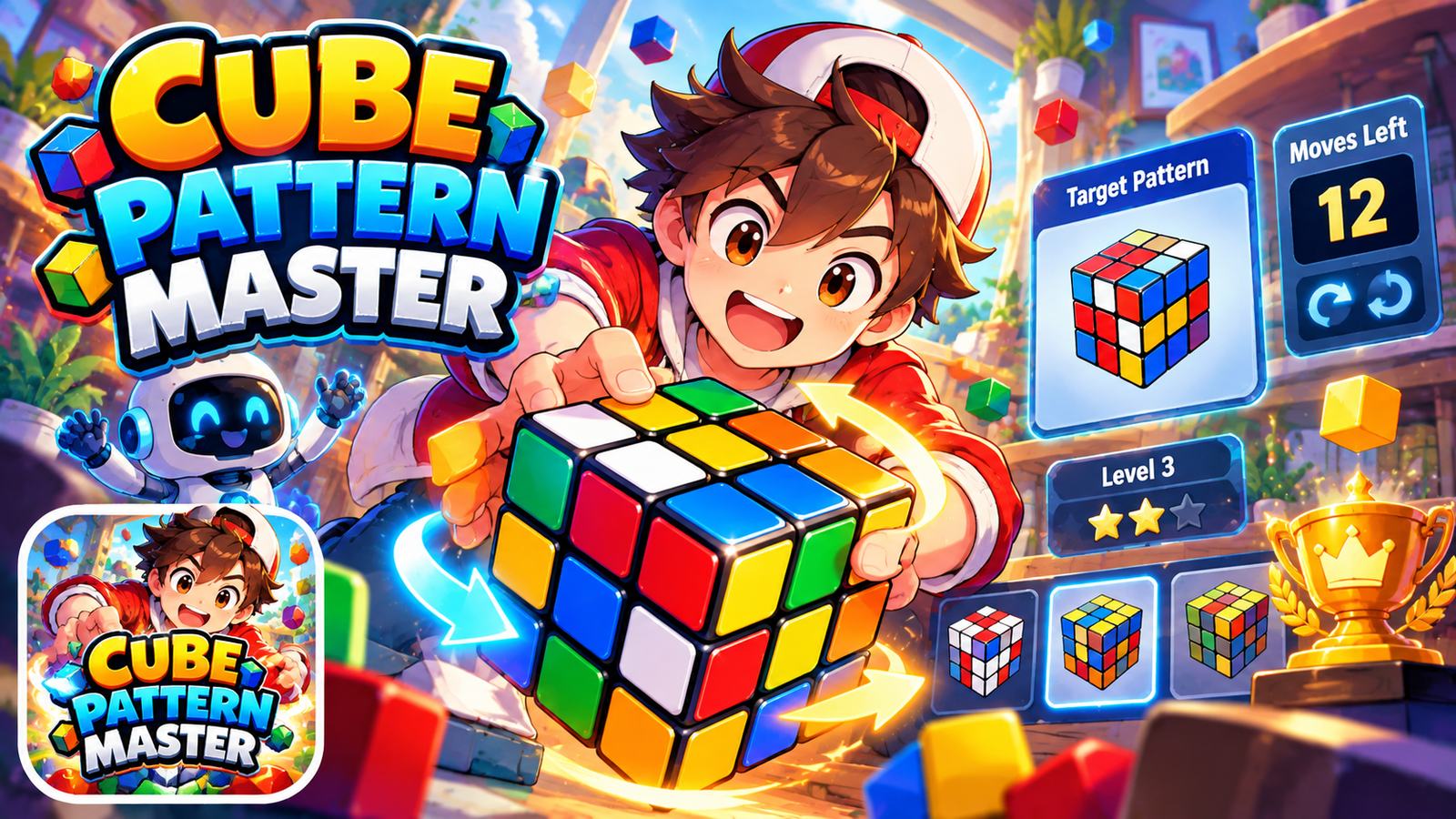 Cube Pattern Master game preview